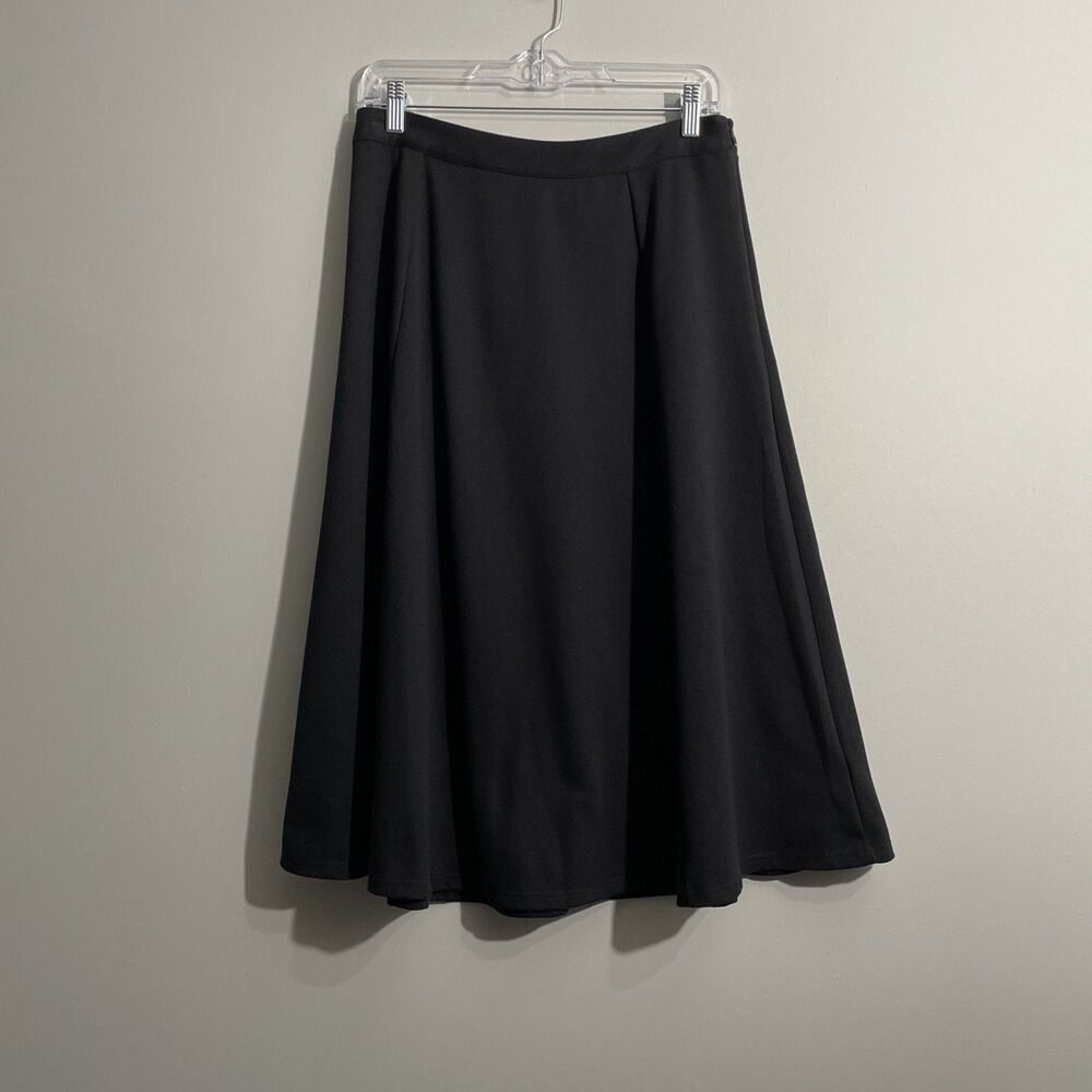Gap Black Maxi Skirt Women’s Size 10 Flare Flowy Dark Academia